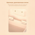 Ящик для денег DELI, 90х200х160 мм, 0,9 кг, сталь, бежевый — изображение 5