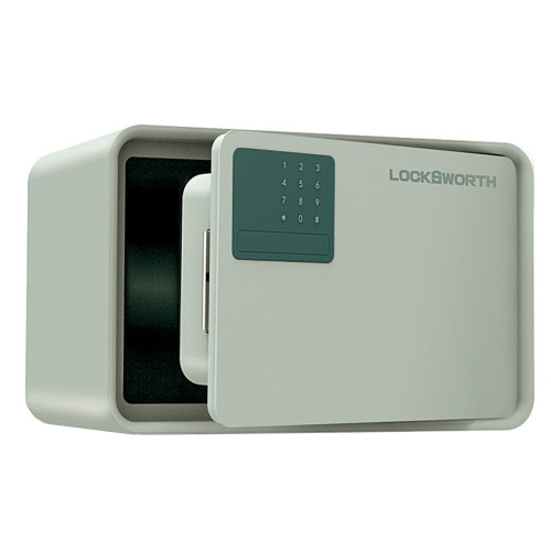 2ecc49622cfe11f1acc100155d01a100_905b9fb9349d11f1acc100155d01a100-500x500-1 Сейф LockSworth электронный замок + ключ, 200х310х200 мм, 4 кг, светло-зеленый — изображение 1