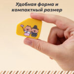 Ластик DELI "Capypets", ассорти (42х17х10 мм), 5 шт в упаковке — изображение 5