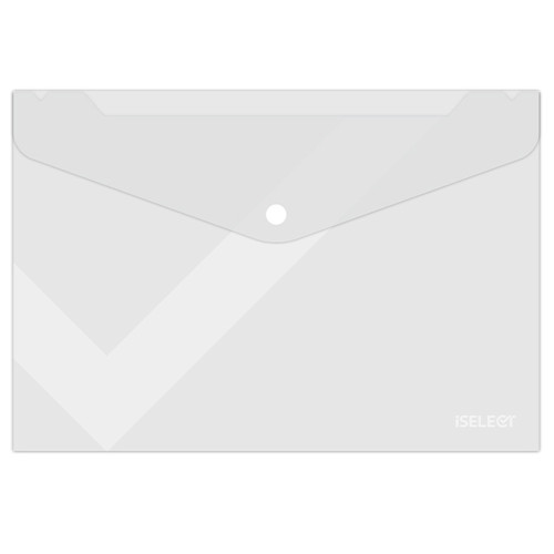 947dbf45236d11f1acc100155d01a100_5bd5918e28f611f1acc100155d01a100-500x500-1 Папка-конверт на кнопке i Select, А4, 0,12 мм, прозрачная — изображение 1