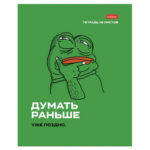 Тетрадь общая Hatber "Лягушонок Пепе", А5, 48 листов в клетку, картон, на скрепке, ассорти — изображение 3