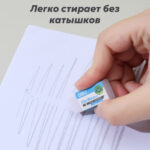 Ластик DELI "UScribe Zero", прямоугольный, белый (30х14х10 мм) — изображение 4