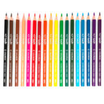 Карандаши цветные Deli "ColoRun", 18 цветов, дерево, картон — изображение 3