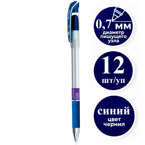 d13b52eae4dc11f0acbc00155d01a100_7334433ee4e011f0acbc00155d01a100-500x500-1 Ручка шариковая BERLINGO "Silk Touch 2000" 0,7 мм, синяя — изображение 1