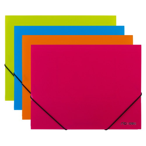 d13b52f3e4dc11f0acbc00155d01a100_7334434ce4e011f0acbc00155d01a100-500x500-1 Папка на резинках DELI, A4 полупрозрачная, 500 мкм, ассорти — изображение 1