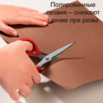 Ножницы DELI 160 мм, пластиковые ручки, цвет ассорти — изображение 6