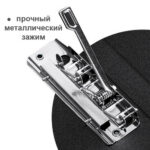 Папка с зажимом DELI, A4, 15 мм, 700 мкм, внутренний и торцевой карман, черная — изображение 8
