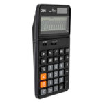 Калькулятор настольный DELI "M320" 12 разрядный, 178х111х22 мм, черный — изображение 2