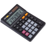 Калькулятор настольный DELI "M01320" 12 разрядный, 149х104х26,6 мм, черный — изображение 4