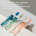 Ручка шариковая DELI "Linfini" автоматическая, 0,7 мм, синяя, грип — изображение 2