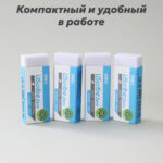 Ластик DELI "UScribe Zero", прямоугольный, белый (60х22х12 мм) — изображение 4