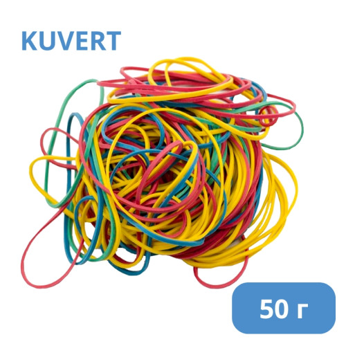d7a50a99e4dc11f0acbc00155d01a100_0a9f19a7e4e111f0acbc00155d01a100-500x500-1 Резинки для денег Kuvert, 50 гр, цветные — изображение 1