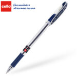 Ручка шариковая CELLO "MAXRITER XS" 0,7 мм, синяя, грип — изображение 2