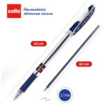 Ручка шариковая CELLO "MAXRITER XS" 0,7 мм, синяя, грип — изображение 3