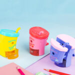 Точилка DELI "Blooming" Juice механическая, 1 отверстие, с контейнером, ассорти — изображение 4
