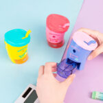 Точилка DELI "Blooming" Juice механическая, 1 отверстие, с контейнером, ассорти — изображение 6