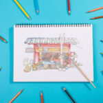Карандаши акварельные Deli "Color Emotion", 12 цветов, дерево, картон — изображение 9