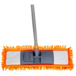 Швабра OfficeClean Professional, телескоп.ручка макс. 120 см, насадка ворс, микрофибра, 40х10 см — изображение 2