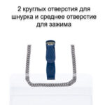 Бейдж DELI горизонтальный 100x84 мм (91x56 мм) — изображение 4
