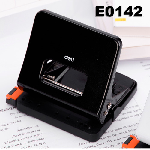 d7a50b3de4dc11f0acbc00155d01a100_89a0cbebe4e011f0acbc00155d01a100-500x500-1 Дырокол DELI, до 25 листов, металлический корпус, черный — изображение 1