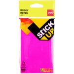Клейкие листки DELI "Stick Up", 76х126 мм, ассорти неоновые, 100 листов, европодвес — изображение 3