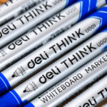 Маркер для доски DELI "Think" EU00130, синий — изображение 8