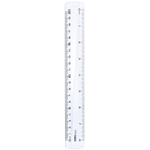 d7a50c10e4dc11f0acbc00155d01a100_a29b38dee4e011f0acbc00155d01a100-500x500-1 Линейка DELI "Pioneer" 20 см, прозрачная — изображение 1