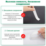 Клейкая лента двусторонняя DELI 24 мм х 4,5 м (вспененная основа) — изображение 3