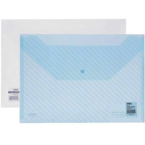 deb9b3b4e4dc11f0acbc00155d01a100_614a7b3ce4e011f0acbc00155d01a100-500x500-1 Папка-конверт на кнопке DELI "Aurora", А4, 0,16 мм, полоска, ассорти — изображение 1