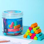 Ластик DELI " i Select", треугольный, ассорти (35х15х15 мм) — изображение 6