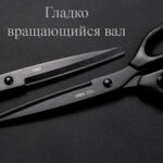 Ножницы DELI, 170 мм, с черным лезвием, пластиковые ручки, цвет ассорти — изображение 2