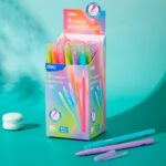 Ручка шариковая DELI "1-Vibrant Q31", 0,7 мм, синяя — изображение 8
