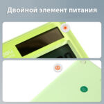 Калькулятор настольный DELI "LonGreen M412" 12 разрядный, 165х103х16 мм, зеленый — изображение 5