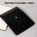 Калькулятор настольный DELI "М888" 12 разрядный, 202х159х31 мм, черный/синий — изображение 4