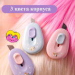 Нож-мини канцелярский DELI "Pupubaby", 57,5х38х15 мм, ассорти — изображение 5