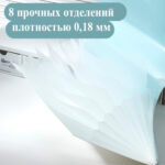 Папка-конверт на кнопке DELI "LonGreen", А4, 8 отделений, ассорти — изображение 2