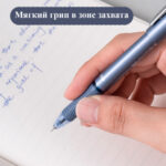 Ручка шариковая DELI "Xtream Q47", 0.7 мм, синяя, грип — изображение 5