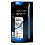 Ручка шариковая DELI "Xtream Q47", 0.7 мм, синяя, грип — изображение 8