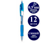 Ручка гелевая DELI "Lineum" 0,5 мм, автоматическая, синяя