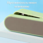 Степлер DELI "LonGreen" до 25 листов, пластиковый корпус, зеленый — изображение 3