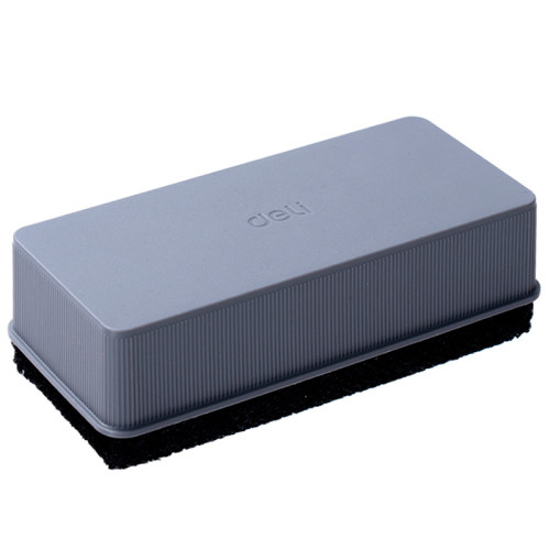 deb9b49fe4dc11f0acbc00155d01a100_f8c76c36e4e011f0acbc00155d01a100-500x500-1 Губка магнитная для маркерных досок Deli 110 x 50 х 40 мм., серая — изображение 1