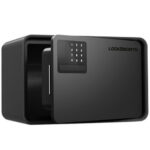 Сейф LockSworth электронный замок + ключ, 200х310х200 мм, 4 кг, черный