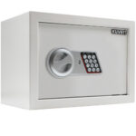 Сейф KUVERT "25ELB" электронный замок + ключ, 350х250х250 мм, 5.5 кг, белый