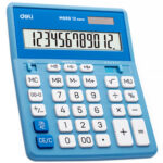 Калькулятор настольный DELI "М888" 12 разрядный, 202х159х31 мм, синий