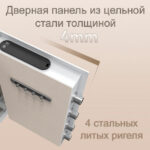 Сейф LockSworth биометрический + электронный замок + ключ, 450х380х320 мм, 20,7 кг, белый — изображение 5