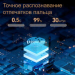 Сейф LockSworth биометрический + электронный замок + ключ, 450х380х320 мм, 20,7 кг, белый — изображение 8