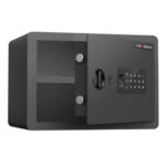 Сейф LockSworth биометрический + электронный замок + ключ, 250х360х250 мм, 7,6 кг, черный