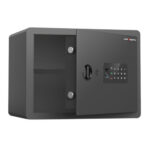 Сейф LockSworth биометрический + электронный замок + ключ, 400х300х300 мм, 10 кг, черный