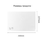 Папка-конверт на кнопке DELI "Aurora", А4, 0,12 мм, прозрачная — изображение 9