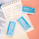 Ластик DELI "Scribe Plus", прямоугольный, белый (60х24х12 мм) — изображение 4